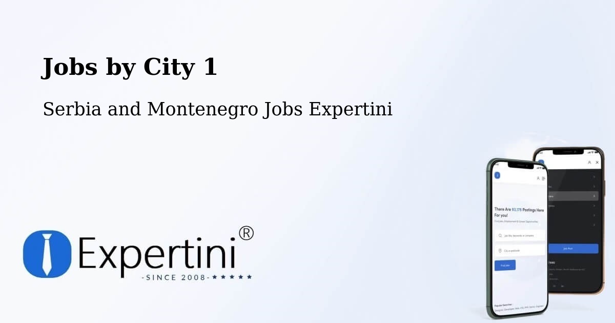 City Jobs in Serbia and Montenegro - Expertini